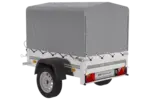 Kipper Anhänger 750 kg Garden Trailer 150 KIPP 150×106 cm [mit Hochplane, Hochspriegel und Stützrad]-Neu - Image 2