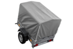 Kipper Anhänger 750 kg Garden Trailer 150 KIPP 150×106 cm [mit Hochplane, Hochspriegel und Stützrad] - Image 6