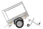 Kipper Anhänger 750 kg Garden Trailer 150 KIPP 150×106 cm [mit Hochplane, Hochspriegel und Stützrad]-Neu - Image 7