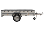 Kipper Pkw Anhänger Garden Trailer 230 KIPP [230 cm x 125 cm] mit Flachplane, Stützrad und Planenträger - Image 4