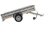 Kipper Pkw Anhänger Garden Trailer 230 KIPP [230 cm x 125 cm] mit Flachplane, Stützrad und Planenträger-Neu - Image 7