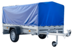 Langer PKW-Anhänger Garden Trailer 264 KIPP mit Hochplane, Spriegel und Stützrad-Neu - Image 5