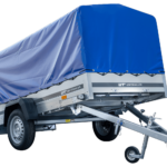 Langer PKW-Anhänger Garden Trailer 264 KIPP mit Hochplane, Spriegel und Stützrad-Neu