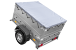 Neu Anhänger GARDEN TRAILER 150 KIPP mit zusätzlichen Bordwänden, Stützrad und Flachplane - Image 3