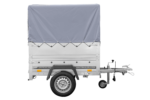 Neuanhänger Kipper ungebremst GARDEN TRAILER 150 KIPP mit zusätzlichen Bordwänden, Stützrad, Hochplane und Hochspriegel - Image 6