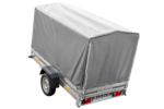 PKW Anhänger 230×125 Garden Trailer 230 KIPP Unitrailer 750 kg mit Stützrad, 110 cm hoher Plane und Hochspriegel-Neu - Image 5