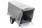 PKW Anhänger 230×125 Garden Trailer 230 KIPP Unitrailer 750 kg mit Stützrad, 110 cm hoher Plane und Hochspriegel - Image 6