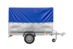 PKW-Anhänger 230×125 UNITRAILER GARDEN 230 FD mit BIS-Bordwänden, H-800-Gestell und blauer Plane - Image 7