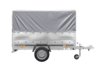 PKW-Anhänger 230×125 UNITRAILER GARDEN 230 FD mit BIS-Seiten, H-800-Gestell und grauer Plane - Image 4