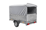 PKW-Anhänger 230×125 UNITRAILER GARDEN 230 FD mit BIS-Seiten, H-800-Gestell und grauer Plane - Image 7
