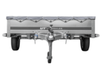 PKW Anhänger 264×150 UNITRAILER GARDEN 265 KIPP mit Flachplanenträger und grauer Plane - Image 3