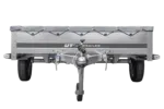 PKW Anhänger 264×150 Unitrailer Garden 265 KIPP mit Flachplanenträger und grauer Plane-Neu - Image 3