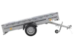 PKW Anhänger 264×150 Unitrailer Garden 265 KIPP mit Flachplanenträger und grauer Plane-Neu - Image 7