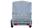 PKW-Anhänger auf Federn 230×125 UNITRAILER GARDEN 230/R KIPP mit BIS-Seiten, H-800-Rahmen und grauer Plane - Image 6