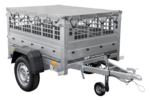 Pkw-Anhänger GARDEN TRAILER 150 KIPP mit Laubgitteraufsatz, Stützrad und Flachplane - Image 7