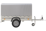 Pkw Anhänger GARDEN TRAILER 201 KIPP mit Stützrad, Hochplane und Hochspriegel - Image 4