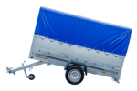 Pkw Anhänger GARDEN TRAILER 264 KIPP mit Stützrad, zusätzlichen Bordwänden, Hochplane und Hochspriegel - Image 5