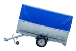 Pkw Anhänger Garden Trailer 264 KIPP mit Stützrad, zusätzlichen Bordwänden, Hochplane und Hochspriegel-Neu - Image 5