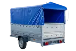 Pkw Anhänger Garden Trailer 264 KIPP mit Stützrad, zusätzlichen Bordwänden, Hochplane und Hochspriegel-Neu - Image 6