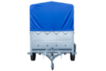 Pkw Anhänger GARDEN TRAILER 264 KIPP mit Stützrad, zusätzlichen Bordwänden, Hochplane und Hochspriegel - Image 7