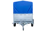Pkw Anhänger Garden Trailer 264 KIPP mit Stützrad, zusätzlichen Bordwänden, Hochplane und Hochspriegel-Neu - Image 7