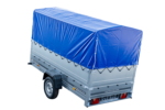 Pkw Anhänger GARDEN TRAILER 264 KIPP mit Stützrad, zusätzlichen Bordwänden, Hochplane und Hochspriegel - Image 3