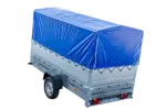 Pkw Anhänger Garden Trailer 264 KIPP mit Stützrad, zusätzlichen Bordwänden, Hochplane und Hochspriegel-Neu - Image 2