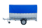 Pkw Anhänger GARDEN TRAILER 264 KIPP mit Stützrad, zusätzlichen Bordwänden, Hochplane und Hochspriegel - Image 4