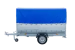 Pkw Anhänger Garden Trailer 264 KIPP mit Stützrad, zusätzlichen Bordwänden, Hochplane und Hochspriegel-Neu - Image 3