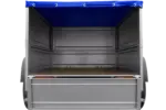 Pkw Anhänger Neu Garden Trailer 150 KIPP mit zusätzlichen Bordwänden, Stützrad und blauer Flachplane-Neu - Image 4