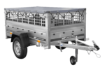 Pkw Planenanhänger GARDEN TRAILER 200 KIPP mit Laubgitteraufsatz, Stützrad, Flachplane - Image 6