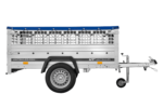 Pkw Planenanhänger GARDEN TRAILER 200 KIPP mit Laubgitteraufsatz, Stützrad, Flachplane und Planenträger - Image 7