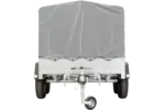 Unitrailer Garden Trailer Anhänger 264/2 Kipp Mit Stützrad, Spriegel Und Grauer Plane-Neu - Image 4