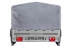 Zweiachsanhänger 264×150 UNITRAILER GARDEN 265/2 KIPP mit H-800 Rahmen und grauer Plane - Image 7